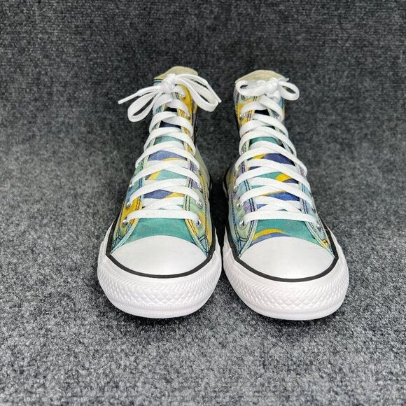 Converse Andy Warhol Sneakers Womens 10 Hi Colorful Camo Chuck Taylor All Star - Picture 2 of 14